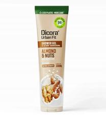 Kūno prausimosi želė Dicora Urban Fit Almond & Nuts, 100 ml