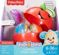 Развивающая игра, яблоко Mattel Fisher Price, 20.6 см, многоцветный, 6 шт.