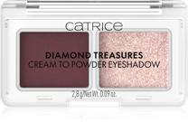 Akių šešėliai Catrice Diamond Treasures Cream To Powder, 2.8 g, burgundy glitz 060