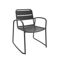 Lauko kėdė Masterjero Casablanca V4016-D1, juoda sp., 62.7 cm x 60.5 cm x 83 cm