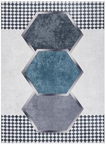 Ковер комнатные Mark Arlen Rhombus, многоцветный, 150 см x 80 см