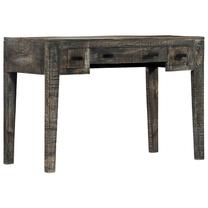 Rakstāmgalds VLX Solid Mango Wood 247913, 110 cm x 50 cm, 75 cm, melna krās.