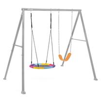 Sūpynės su stovu vaikams Intex Double 44126, 254 cm, 200 cm, geltona sp./pilka sp.