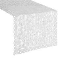 Stalo takelis stačiakampė Martha, balta, 40 x 140 cm