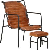 Krėslas VLX Armchair Relaxing, ruda sp., 54 cm x 71 cm x 80 cm