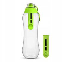 Ūdens pudele Dafi Filter, caurspīdīga krās./zaļa krās., plastmasa, 0.5 l