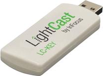 Bezvadu interneta adapters Infocus LightCast, balta krās.