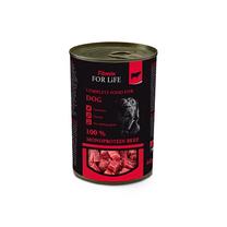 Mitrā barība (konservi) suņiem Fitmin, liellopa gaļa, 0.4 kg