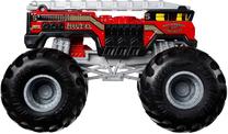 Игрушечный квадроцикл Mattel Hot Wheels Monster Trucks 5 Alarm HNM77, 1:24, черный цв./красный цв.