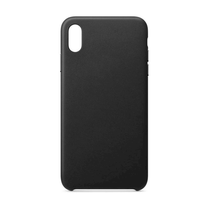 Telefono dėklas Fusion Accessories Eco Leather, juoda sp., Apple