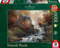 Dėlionė Schmidt Thomas Kinkade Cobblestone Mill 57486, 69.3 cm x 49.3 cm, 1000 vnt., įvairių spalvų