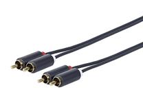 Kabelis Vivolink PRORCARCA15 2 x RCA, 2 x RCA, 5 m, juoda sp.