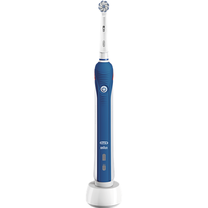 Elektrinis dantų šepetėlis Oral-B Pro 2000, mėlyna sp./balta sp.