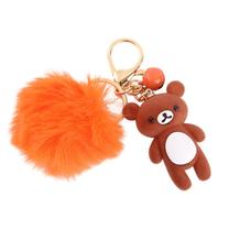 Võtmehoidja ECarla Teddy Bear with Fluff, 13 x 3.7 x 5.8 cm, oranž v.