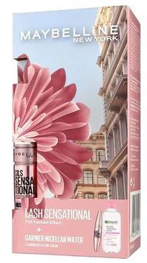 Blakstienų tušų rinkinys Maybelline Lash Luxury, 409.5 ml, very black sp. 1