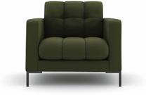 Krėslas Cosmopolitan Design Bali, juoda sp./žalia sp., 96 cm x 87 cm x 75 cm