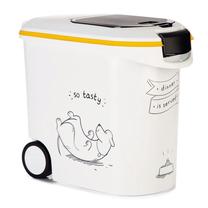 Dėžė gyvūnų ėdalui laikyti Curver Dinner Is Served, 35 l, 50 cm x 28 cm x 42.5 cm, balta sp.