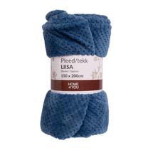 Pledas Home4you Liisa, mėlynas, 150 cm x 200 cm