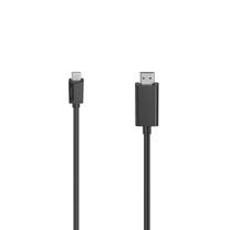 Kabelis Hama USB Type-C, HDMI, 1.5 m, melna krās.
