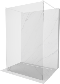 Dušo sienelė Mexen Kioto Walk-in, 115 cm x 200 cm, balta sp./grūdintas