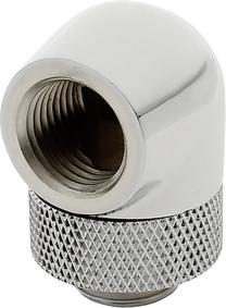Jungtis XSPC G1/4, 90 Degree Rotary Fitting V2 - Chrome, chromo sp.