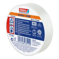 Elektriisolatsiooniteip Tesa 53988, valge v., 20 m