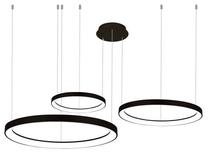 Valgusti rippuv AZzardo Agnes AZ5024, LED, 3000 - 6500 °K, 1 x 120 W, valge v. / must v., 78 x 78 cm