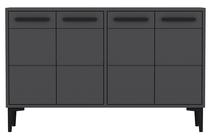 ТВ стол Kalune Design Stria, антрацитовый цв., 120 см x 30 см x 75 см