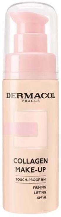 Skystas makiažo pagrindas Dermacol Collagen Make-Up, SPF 10, 1.0 pale, 20 ml