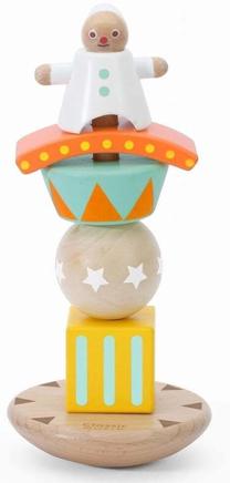 Деревянная пирамида Classic World Stacking Balancing Clown, многоцветный, 6 шт.
