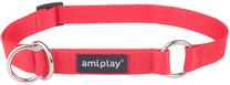 Ошейник для собак Amiplay Basic, красный цв., 250 - 400 мм x 15 мм, 25-40