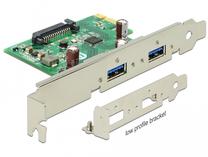 Išplėtimo kortelė Delock PCI Express Card to 2x USB 3.0