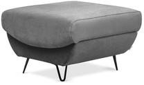 Pufas Silva Velvetmat 4, pilka sp., 67 cm x 67 cm x 42 cm