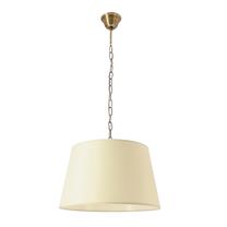 Lampa griesti Candellux Lighting Pyros 31-50083, E27, 1 x 40 W, krēmkrāsa krās. / misiņa krās.