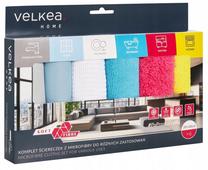 Šluostė, universali Velkea Soft Fibre, įvairių spalvų, mikropluoštas, 6 vnt.