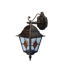 Sieninis lauko šviestuvas HR EL-781DN-BBG, 100W, E27, IP44, juoda sp., 25 cm x 46.4 cm