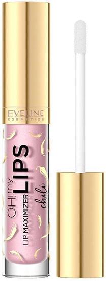 Lūpų blizgis Eveline OH! My Lips Lip Maximizer, 4.5 ml, šviesiai ruda sp., chili