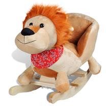 Supamas žaislas VLX Lion 80074, mediena, poliesterinis, pliušas, ruda sp.