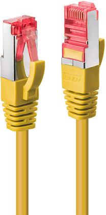 Сетевой кабель Lindy Cat.6 S/FTP 27AWG RJ-45, RJ-45, 0.5 м, желтый цв.