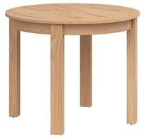 Stalas išskleidžiamas Bernardin, ąžuolo sp./šviesiai ruda sp., 95 - 195 cm x 95 cm x 76 cm