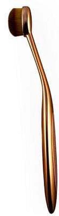 Birstīte, ēnām Makeup Revolution London Precision Oval, zelta krās.
