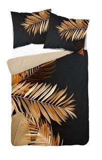 Gultas veļas komplekts SJF-09, zelta krās./melna krās., 70 x 80 cm, 160 x 200 cm