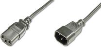Vads Assmann Power Cord IEC C13/C14 M/F IEC C14, IEC C13, 5 m, melna krās.