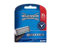 Бритвенные лезвия Wilkinson Sword Quattro Razor, 6 шт.
