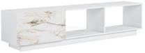 ТВ стол Kalune Design Lepando, белый цв./бежевый цв., 180 см x 37 см x 41.4 см
