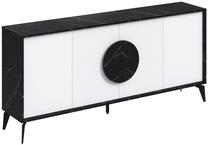 Консольный стол Kalune Design Gora, белый цв., 180 см x 35.6 см x 82 см
