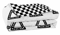 Lovatiesė DecoKing Hypnosis, balta sp./juoda sp., 260 cm x 240 cm