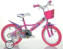 Vaikiškas dviratis Bimbo Bike Butterfly 77334, rožinė sp., 16"