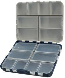 Žvejybinė dėžė AquaTech Fishing Box 2416, 12 cm, skaidri sp./mėlyna sp./pilka sp.