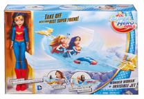 Кукла DC Super Hero Girls Wonder Woman & Invisible Jet DYN05